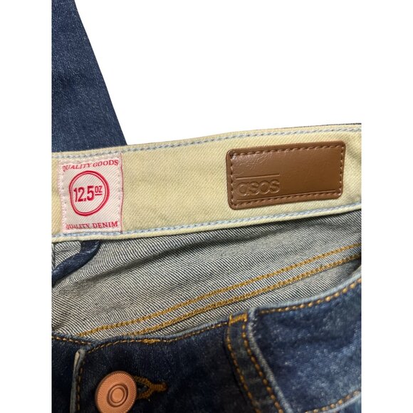 ASOS Mens 12.5 Oz Quality Denim Jeans Blue Size 28 x 30 - Picture 4 of 5